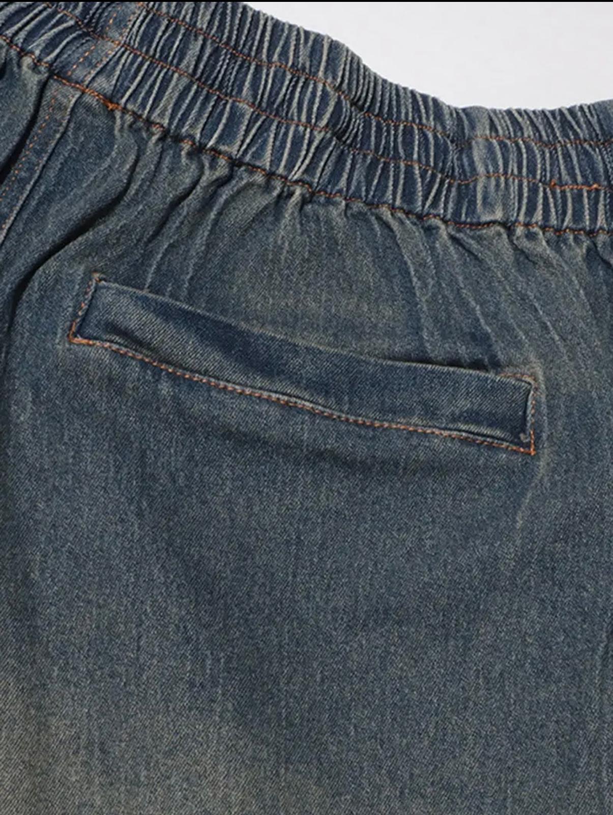 BERMUDA LACE DENIM
