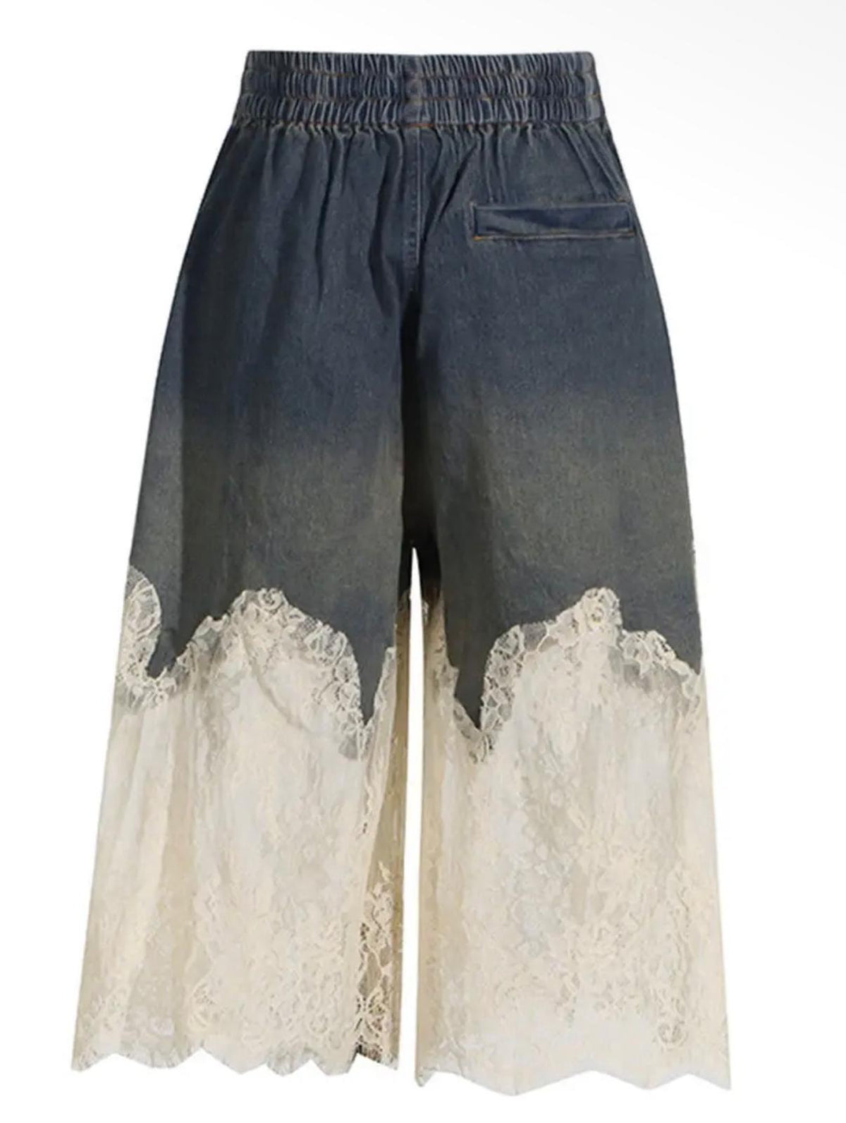 BERMUDA LACE DENIM